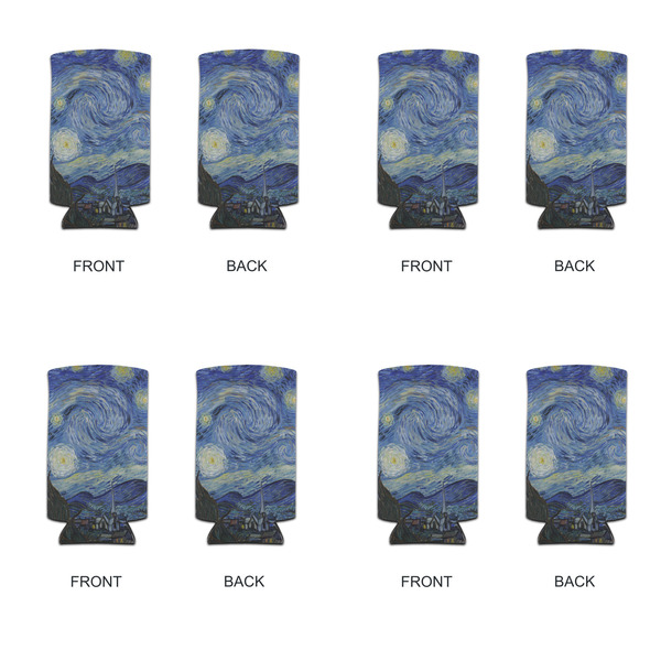 The Starry Night (Van Gogh 1889) 12oz Tall Can Sleeve - Set of 4 - APPROVAL