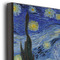 The Starry Night (Van Gogh 1889) 12x12 Wood Print - Closeup