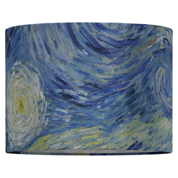 The Starry Night (Van Gogh 1889) 16" Drum Lampshade - FRONT (Fabric)