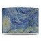 The Starry Night (Van Gogh 1889) 16" Drum Lampshade - FRONT (Poly Film)