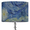 The Starry Night (Van Gogh 1889) 16" Drum Lampshade - ON STAND (Fabric)