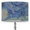 The Starry Night (Van Gogh 1889) 16" Drum Lampshade - ON STAND (Poly Film)