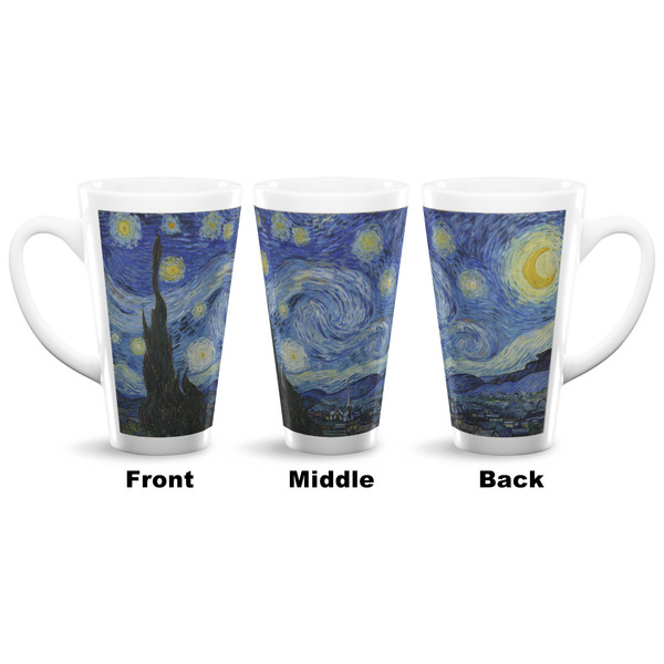 The Starry Night (Van Gogh 1889) 16 Oz Latte Mug - Approval