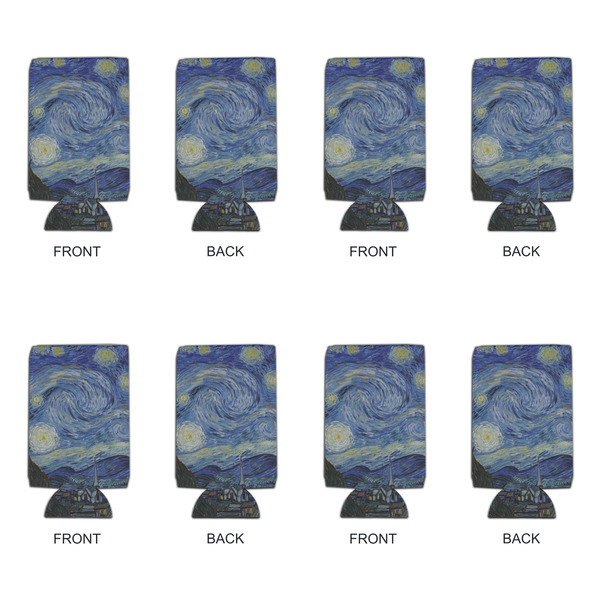 The Starry Night (Van Gogh 1889) 16oz Can Sleeve - Set of 4 - APPROVAL