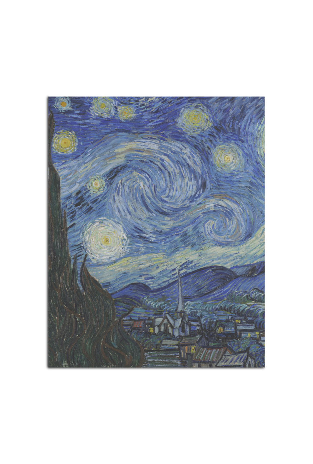 Custom The Starry Night (Van Gogh 1889) Poster - Multiple Sizes