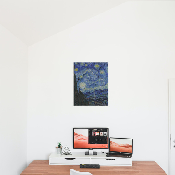 The Starry Night (Van Gogh 1889) 16x20 - Matte Poster - On the Wall