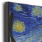 The Starry Night (Van Gogh 1889) 16x20 Wood Print - Closeup