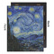 The Starry Night (Van Gogh 1889) 16x20 Wood Print - Front & Back View