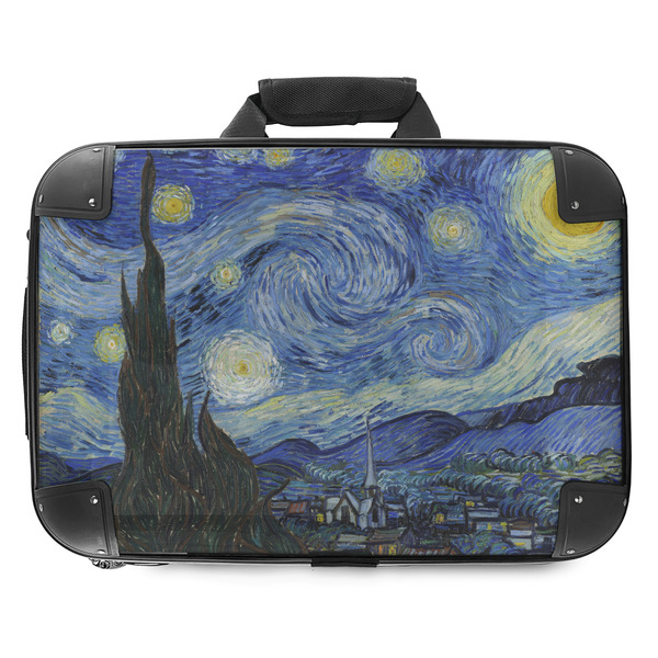 Custom The Starry Night (Van Gogh 1889) Hard Shell Briefcase - 18"