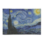 The Starry Night (Van Gogh 1889) Patio Rug