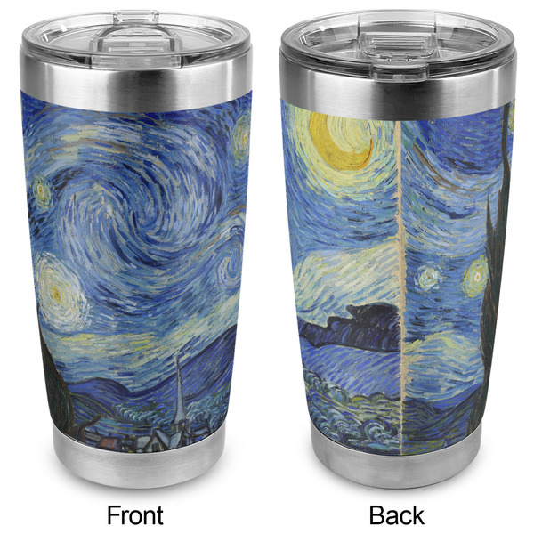 The Starry Night (Van Gogh 1889) 20oz SS Tumbler - Full Print - Approval