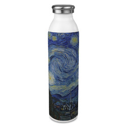 The Starry Night (Van Gogh 1889) 20oz Stainless Steel Water Bottle - Full Print