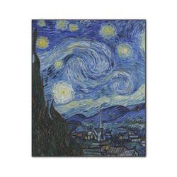 The Starry Night (Van Gogh 1889) Wood Print - 20x24
