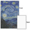 The Starry Night (Van Gogh 1889) 20x30 - Matte Poster - Front & Back