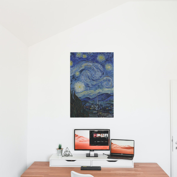 The Starry Night (Van Gogh 1889) 20x30 - Matte Poster - On the Wall