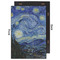 The Starry Night (Van Gogh 1889) 20x30 Wood Print - Front & Back View