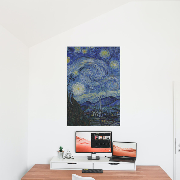 The Starry Night (Van Gogh 1889) 24x36 - Matte Poster - On the Wall