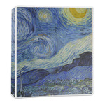 The Starry Night (Van Gogh 1889) 3-Ring Binder - 1 inch