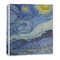 The Starry Night (Van Gogh 1889) 3-Ring Binder Main- 1in
