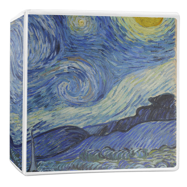 Custom The Starry Night (Van Gogh 1889) 3-Ring Binder - 2 inch