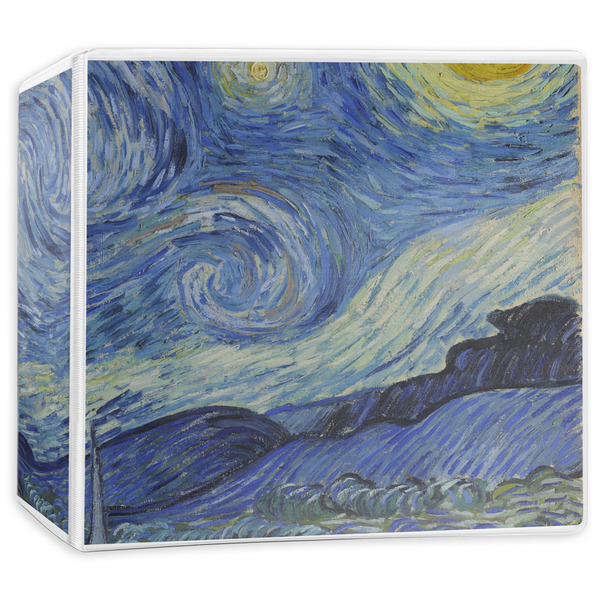 Custom The Starry Night (Van Gogh 1889) 3-Ring Binder - 3 inch