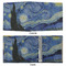 The Starry Night (Van Gogh 1889) 3 Ring Binders - Full Wrap - 2" - APPROVAL