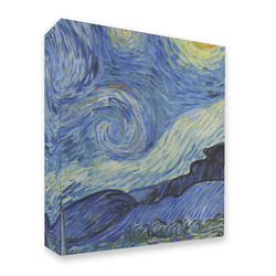 The Starry Night (Van Gogh 1889) 3 Ring Binder - Full Wrap - 2"