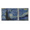 The Starry Night (Van Gogh 1889) 3 Ring Binders - Full Wrap - 2" - OPEN INSIDE