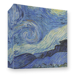 The Starry Night (Van Gogh 1889) 3 Ring Binder - Full Wrap - 3"