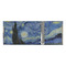 The Starry Night (Van Gogh 1889) 3 Ring Binders - Full Wrap - 3" - OPEN INSIDE