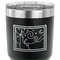The Starry Night (Van Gogh 1889) 30 oz Stainless Steel Ringneck Tumbler - Black - CLOSE UP