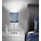 The Starry Night (Van Gogh 1889) 7 inch drum lamp shade - in room