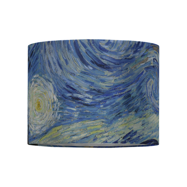 The Starry Night (Van Gogh 1889) 8" Drum Lampshade - FRONT (Fabric)