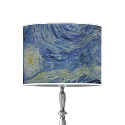 The Starry Night (Van Gogh 1889) 8" Drum Lamp Shade - Poly-film