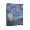 The Starry Night (Van Gogh 1889) 8x10 - Canvas Print - Angled View