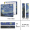 The Starry Night (Van Gogh 1889) 8x8 - Canvas Print - Approval