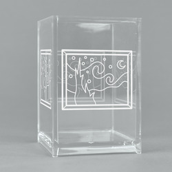 The Starry Night (Van Gogh 1889) Acrylic Pen Holder