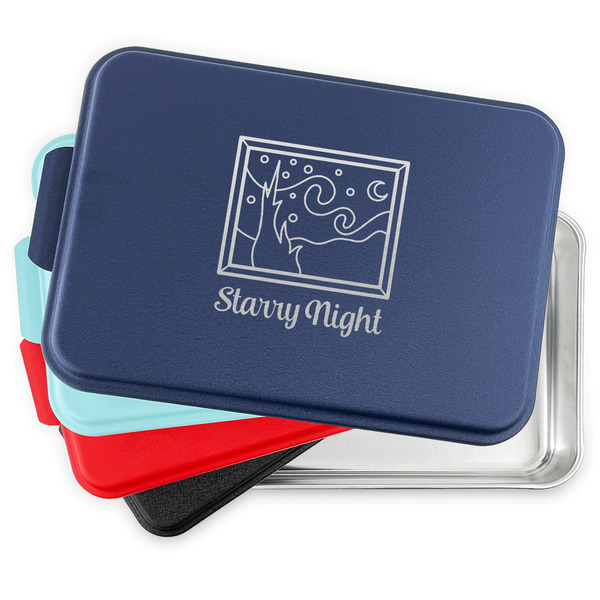 The Starry Night (Van Gogh 1889) Aluminum Cake Pan with Lid - PARENT/MAIN