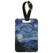The Starry Night (Van Gogh 1889) Aluminum Luggage Tag (Personalized)