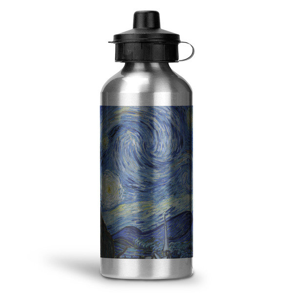 Custom The Starry Night (Van Gogh 1889) Water Bottles - 20 oz - Aluminum