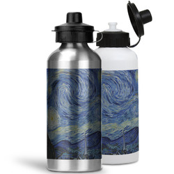 The Starry Night (Van Gogh 1889) Water Bottles - 20 oz - Aluminum