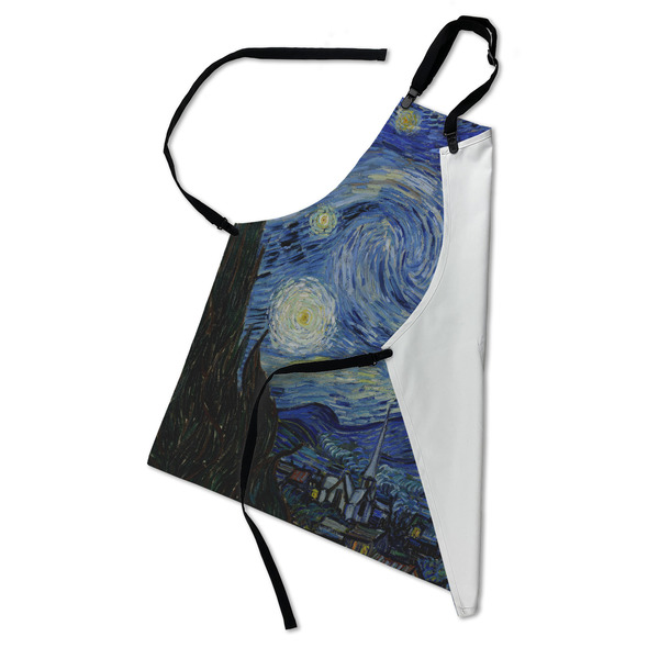 The Starry Night (Van Gogh 1889) Apron - Folded