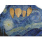 The Starry Night (Van Gogh 1889) Apron - Pocket Detail with Props