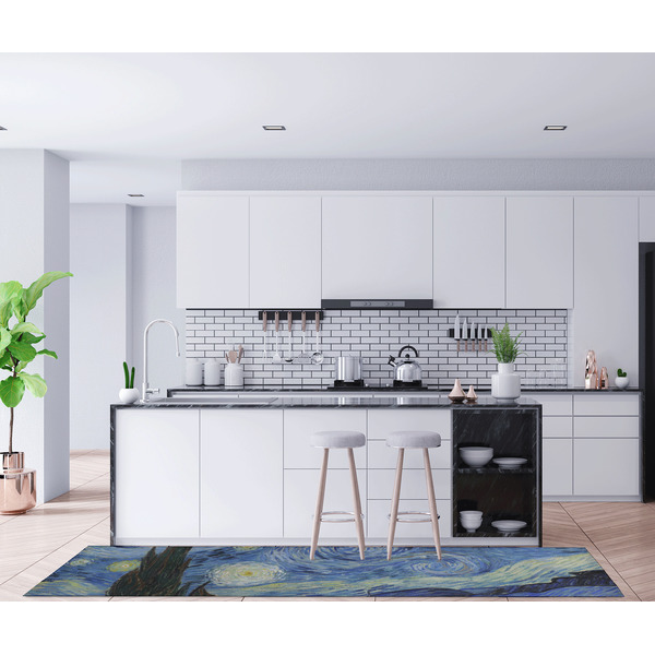 The Starry Night (Van Gogh 1889) Area Rug Sizes