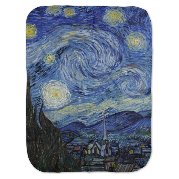 Custom The Starry Night (Van Gogh 1889) Baby Swaddling Blanket