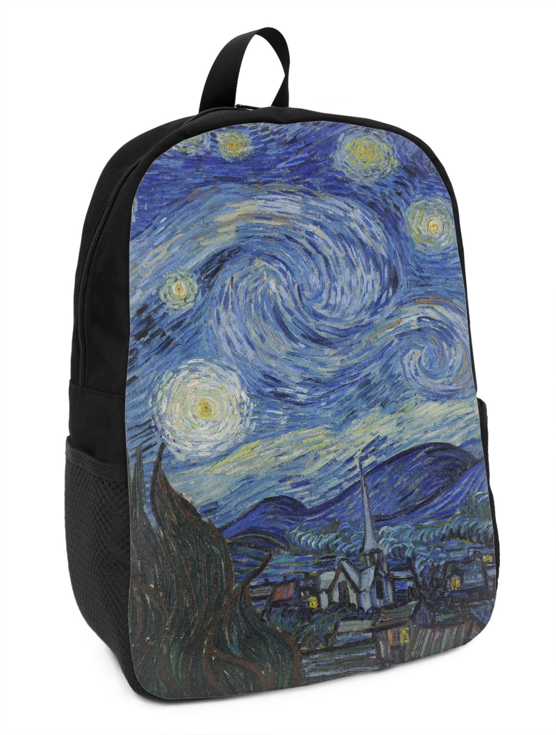 Custom The Starry Night (Van Gogh 1889) Kids Backpack | YouCustomizeIt