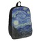 The Starry Night (Van Gogh 1889) Backpack - angled view