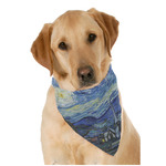 The Starry Night (Van Gogh 1889) Dog Bandana Scarf