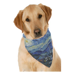 The Starry Night (Van Gogh 1889) Dog Bandana Scarf