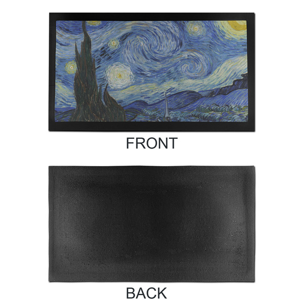 The Starry Night (Van Gogh 1889) Bar Mat - Small - APPROVAL